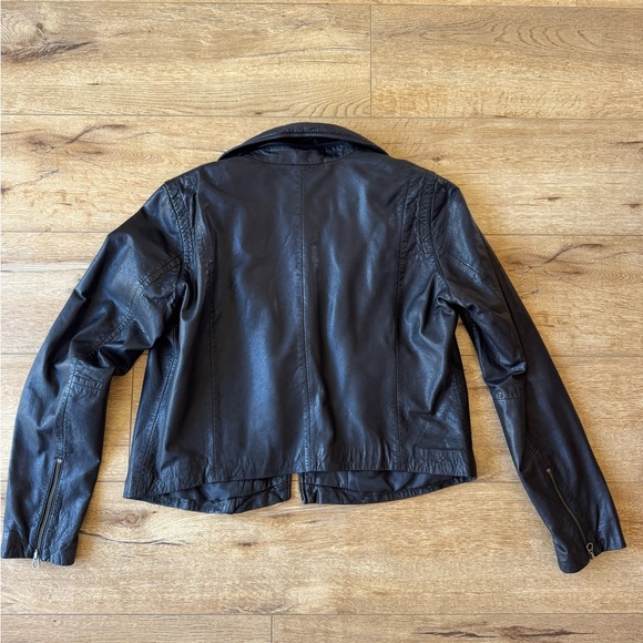 Madewell Washed Leather Moto Jacket - Picture 3 of 4